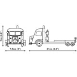 COBI Citroen Type H Biltransportør & 2CV Type AZ, Bygge legetøj 