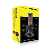 Corsair Corsair VOXARA USB Gaming Microphone, bk, Mikrofon Sort