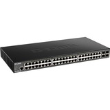 D-Link DGS-1250-52X netværksswitch Administreret L3 Gigabit Ethernet (10/100/1000) Sort Administreret, L3, Gigabit Ethernet (10/100/1000)