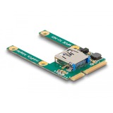 DeLOCK Delock Mini PCIe I/O 1 x USB 2.0 Typ-A Buchse 