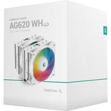 DeepCool AG620 WH ARGB, CPU køler Hvid