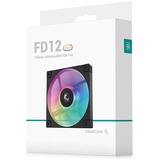 DeepCool FD12 ARGB 120x120x25, Sag fan Sort