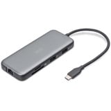 Digitus 7-ports USB-C dockingstation, Docking station grå/Sort