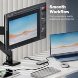 Digitus 7-ports USB-C dockingstation, Docking station grå/Sort