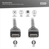 Digitus DB-330124-010-S, Kabel Sort