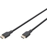 Digitus HDMI Ultra High Speed tilslutningskabel, med Ethernet, UHD 8K Sort