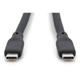 Digitus USB4 Gen 2x2 silikone tilslutningskabel USB-C > USB-C Sort