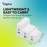 Digitus USB GaN Oplader 100W, 2x USB-C, 1x USB-A 