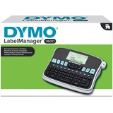Dymo LabelManager ™ 360D QWZ, Etiketteringsmaskine Sort/Sølv, QWERTZ, D1, Termisk overførsel, 180 x 180 dpi, 12 mm/sek., Ledningsført