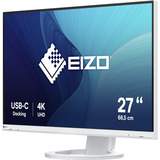 EIZO FlexScan EV2740S-WT computerskærm 68,6 cm (27") 3840 x 2160 pixel 4K Ultra HD LCD Hvid, LED-skærm Hvid, 68,6 cm (27"), 3840 x 2160 pixel, 4K Ultra HD, LCD, 6 ms, Hvid
