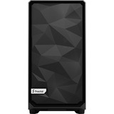 Fractal Design Meshify 2 Lite Sort, Towerkabinet Sort, PC, Sort, ATX, EATX, micro ATX, Mini-ITX, Stål, Hærdet glas, 18,5 cm, 47,6 cm