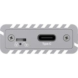 ICY BOX IB-1817Ma-C31 SSD kabinet Sølv M.2, Drev kabinet aluminium, SSD kabinet, M.2, PCI Express 3.0, 10 Gbit/sek., USB-tilslutning, Sølv