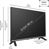 JVC LT-32VH7555, LED-tv Sort