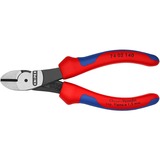 KNIPEX 74 02 140 tang Diagonale horisontale tænger, Skære tang Rød, Diagonale horisontale tænger, Krom-vanadium-stål, Plast, Blå/rød, 14 cm, 157 g