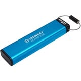 Kingston IronKey 16 GB USB-C Keypad 200C, FIPS 140-3, niv. 3 (afventer) AES-256, USB-stik FIPS 140-3, niv. 3 (afventer) AES-256, 16 GB, USB Type-C, 3.2 Gen 1 (3.1 Gen 1), 145 MB/s, Muffe, Blå