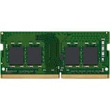 Kingston KCP432SS6/4 hukommelsesmodul 4 GB 1 x 4 GB DDR4 3200 MT/s Grøn, 4 GB, 1 x 4 GB, DDR4, 260-pin SO-DIMM