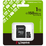 Kingston SDCS3/1TB, Hukommelseskort Sort