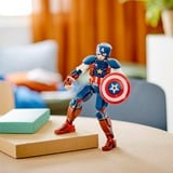 LEGO Marvel Super Heroes Byg selv-figur af Captain America, Bygge legetøj Byggesæt, 8 År, Plast, 310 stk, 345 g