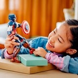 LEGO Marvel Super Heroes Byg selv-figur af Captain America, Bygge legetøj Byggesæt, 8 År, Plast, 310 stk, 345 g