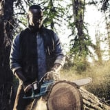 Makita Batteridrevet kædesav DUC353PG4, 36 Volt (2x18V), Motorsav Blå/Sort