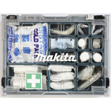 Makita Førstehjælpssæt i MAKPAC Organizer P-84919 Blå/gennemsigtig