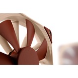 Noctua NF-F12 PWM Computerkølesystem Computerkabinet Ventilator, Sag fan lys brun, Ventilator, Detail