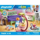 PLAYMOBIL My Life Soveværelse med babylegehjørne, Bygge legetøj 