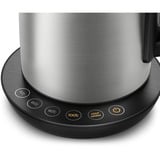 Philips Avance Collection HD9359/90 Metalkedel - Temp.styring, hold varm rustfrit stål/Sort, hold varm, 1,7 L, 2200 W, Metal, Vandmåler, Overophedningsbeskyttelse, Holde varm funktion