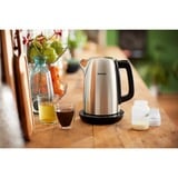 Philips Avance Collection HD9359/90 Metalkedel - Temp.styring, hold varm rustfrit stål/Sort, hold varm, 1,7 L, 2200 W, Metal, Vandmåler, Overophedningsbeskyttelse, Holde varm funktion