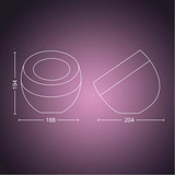 Philips Hue White & Color Ambiance Iris Bordlampe Special Edition, LED lys Hvid