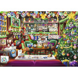 Ravensburger Puzzle Disney Christmas Cafe, Puslespil 