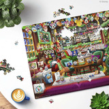 Ravensburger Puzzle Disney Christmas Cafe, Puslespil 