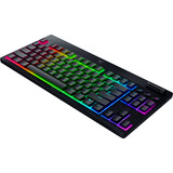 Razer BlackWidow V4 Low-Profile TKL HyperSpeed, Gaming-tastatur Sort, DE-layout, Razer Low-Profile Orange