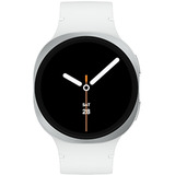 Samsung Galaxy Watch 8 3,81 cm (1.5") AMOLED 44 mm Digital 480 x 480 pixel Berøringsskærm Sølv Wi-Fi GPS (satellit), SmartWatch Sølv, 3,81 cm (1.5"), AMOLED, Berøringsskærm, 32 GB, GPS (satellit), 34 g