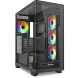 Sharkoon Towerkabinet Sort