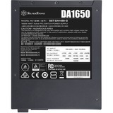 SilverStone DA1650 enhed til strømforsyning 1650 W 20-pin ATX 2U Sort, PC strømforsyning Sort, 1650 W, 90 - 264 V, 43 - 63 Hz, Aktiv, 130 W, 1650 W