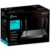TP-Link Archer BE230 trådløs router 2.5 Gigabit Ethernet Dual-band (2,4 GHz / 5 GHz) Sort Wi-Fi 7 (802.11be), Dual-band (2,4 GHz / 5 GHz), Ethernet LAN, Sort, Bordplade router