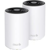 TP-Link Deco XE75(2-pack), Mesh router Hvid