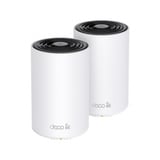 TP-Link Deco XE75 Tri-band (2,4 GHz/5 GHz/6 GHz) Wi-Fi 6E (802.11ax) Hvid 3 Intern, Mesh router Hvid, Hvid, Intern, 510 m², Tri-band (2,4 GHz/5 GHz/6 GHz), Wi-Fi 6E (802.11ax), 802.11a, 802.11b, 802.11g, Wi-Fi 4 (802.11n), Wi-Fi 5 (802.11ac), Wi-Fi 6 (802.11ax), Wi-Fi 6E...