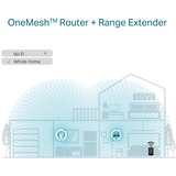 TP-Link RE605X netværk forlænger Netværksgentager Hvid 10, 100, 1000 Mbit/s, Repeater Hvid, Netværksgentager, 1201 Mbit/s, 10,100,1000 Mbit/s, Windows 10, Windows 2000, Windows 7, Windows 8, Windows 8.1, Windows 98SE, Windows NT, Windows..., Ekstern, 10/100/1000Base-T(X)