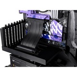 Thermaltake PCI-E 4.0 Dobbelt 90° Forlængerledning, Kabel Sort
