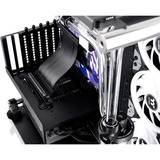 Thermaltake PCI-E 4.0 Dobbelt 90° Forlængerledning, Kabel Sort