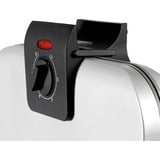 Unold 48241 vaffeljern 2 vaffel/vafler 1300 W Sort, Sølv Sølv/Sort, 2 vaffel/vafler, Hjerte (form), Sort, Sølv, Metal, 0,95 m, Sort