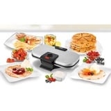 Unold 48241 vaffeljern 2 vaffel/vafler 1300 W Sort, Sølv Sølv/Sort, 2 vaffel/vafler, Hjerte (form), Sort, Sølv, Metal, 0,95 m, Sort