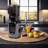 Unold 78275 SLOW JUICER Sam 300 W Kul, Saftpresser Sølv/Sort, Slow juicer, Kul, 80 rpm, 0,8 L, 11 cm, 0,9 m
