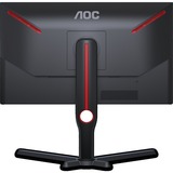 AOC 25G3ZM/BK, Gaming Skærm Sort/Rød