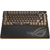 ASUS Gaming-tastatur Sort/Guld, DE-layout, ROG NX Snow