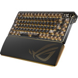 ASUS Gaming-tastatur Sort/Guld, DE-layout, ROG NX Snow