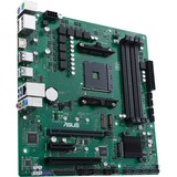 ASUS PRO B550M-C/CSM AMD B550 Stik AM4 micro ATX, Bundkort Grøn/Sort, AMD, Stik AM4, AMD Athlon, AMD Ryzen™ 3, AMD Ryzen™ 5, AMD Ryzen™ 7, 3rd Generation AMD Ryzen™ 9, DDR4-SDRAM, 128 GB, DIMM