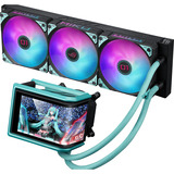 ASUS ROG Ryuo IV 360 ARGB Hatsune Miku Edition, Vandkøling Sort/Mynte